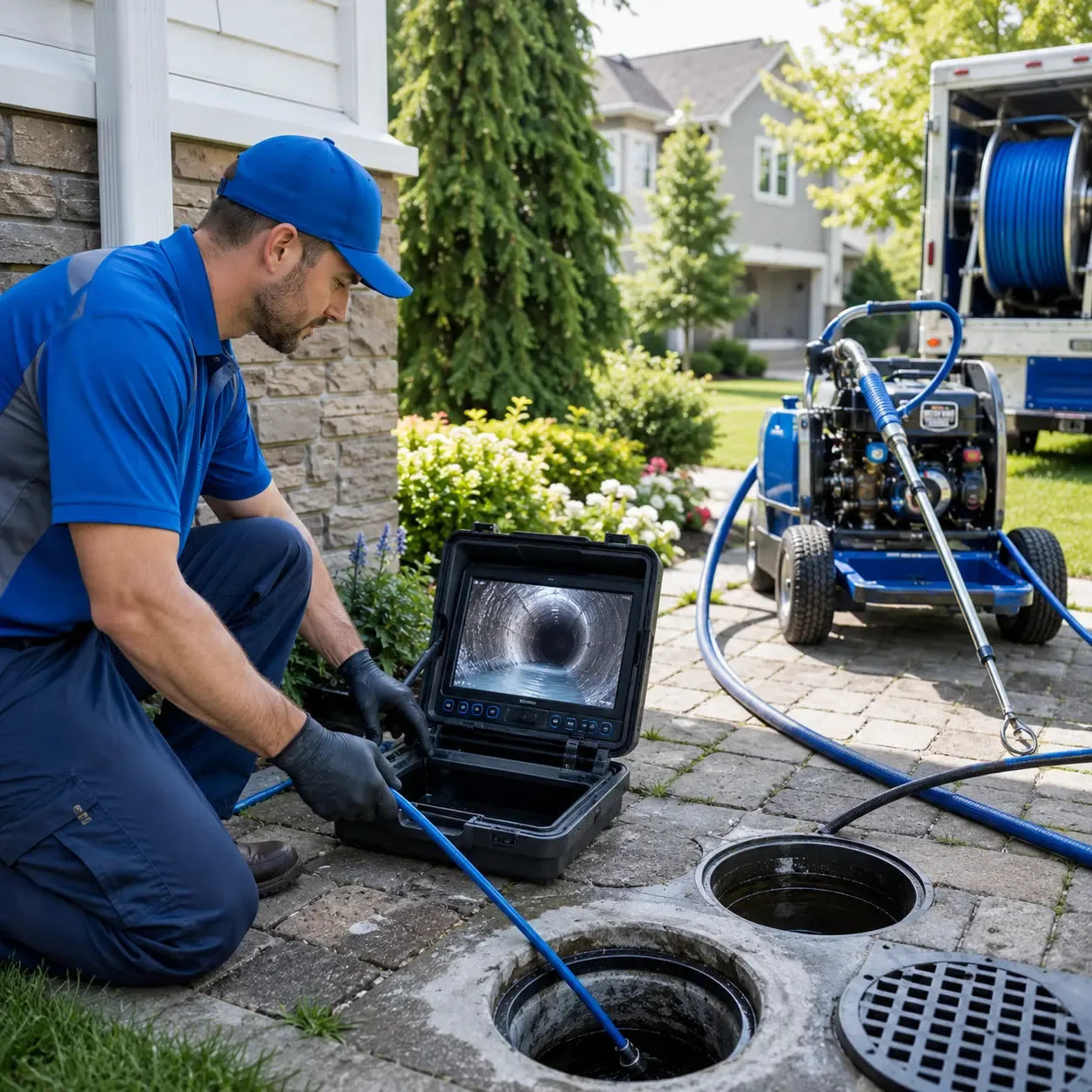 Outdoor drain cleaning professionals serving East Leroy, MI